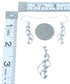 Authentic Sterling Silver Turquoise Pendant Earrings Jewelry Set RX101791